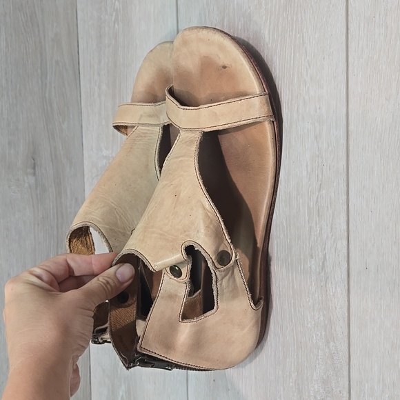 Bed Stu Women Boho Hobo Leather Sandals Flats Shoes Sz 10 - Picture 2 of 14